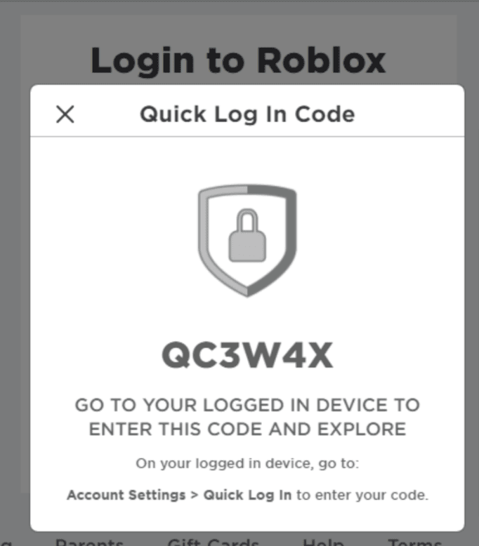 Quick login, Roblox Wiki