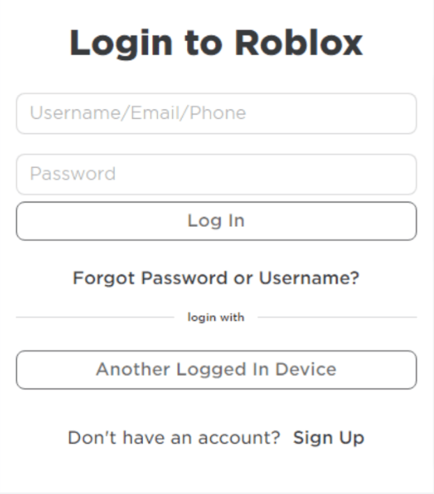 roblox quick login