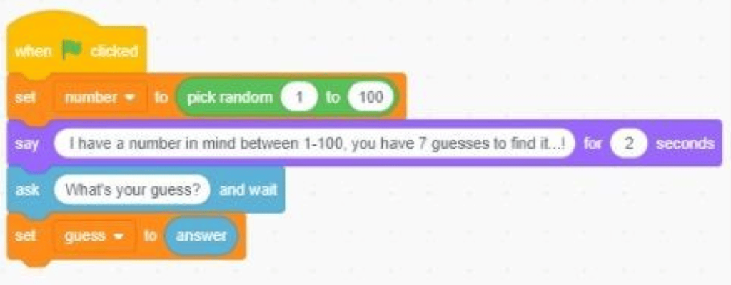 How to Create a Number Guessing Game in Scratch_ Pair Programming Step 3