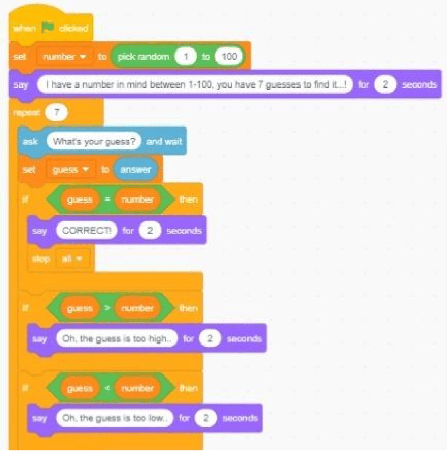 How to Create a Number Guessing Game in Scratch_ Pair Programming Step 4