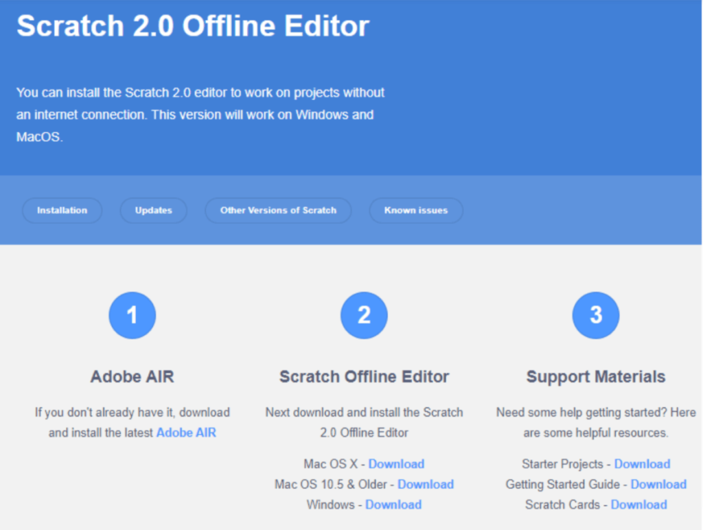 Offline editor