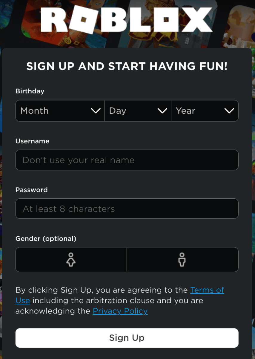 Roblox Login