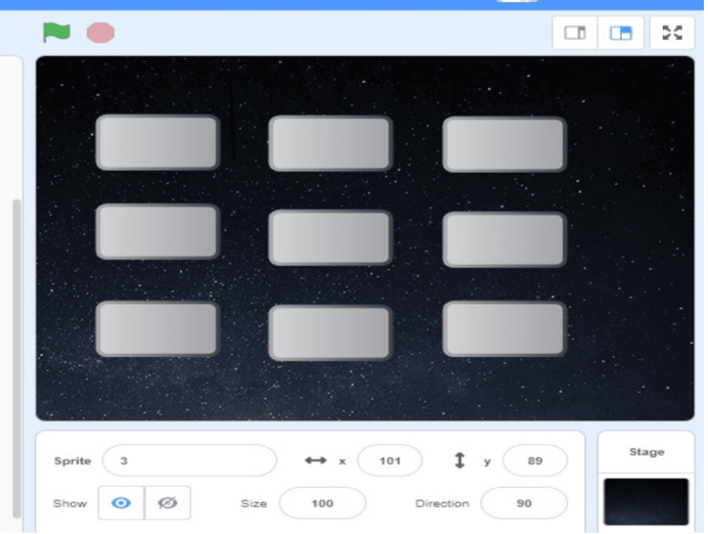 Tic Tac Toe Game in Scratch