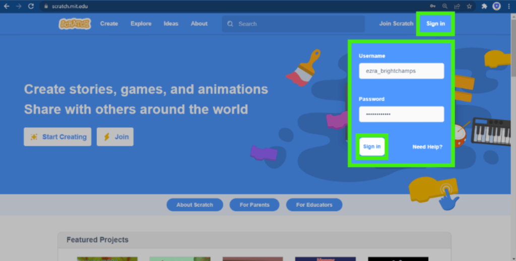 How To Confirm and Verify Your Scratch Account & Share Your Projects With  The World - BrightChamps Blog