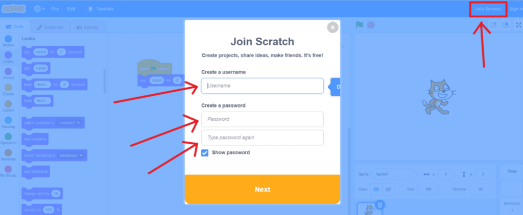 How to join Scratch.