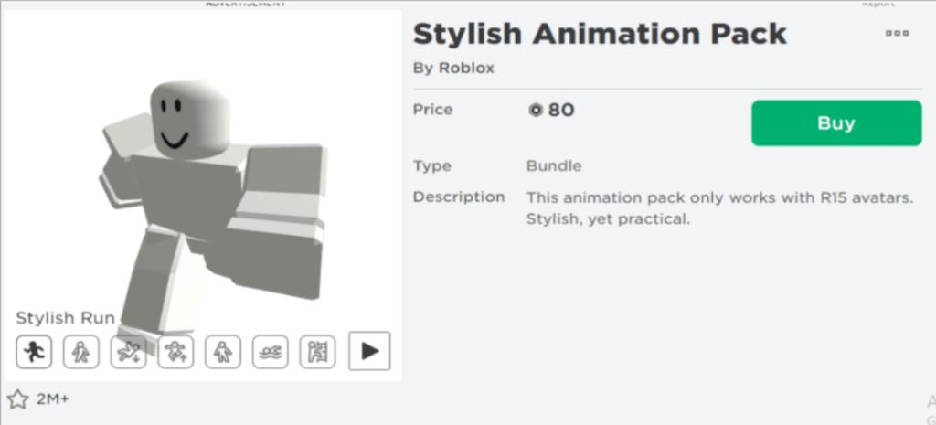 5 most favorited Avatar Animation Bundles on the Roblox Avatar Shop