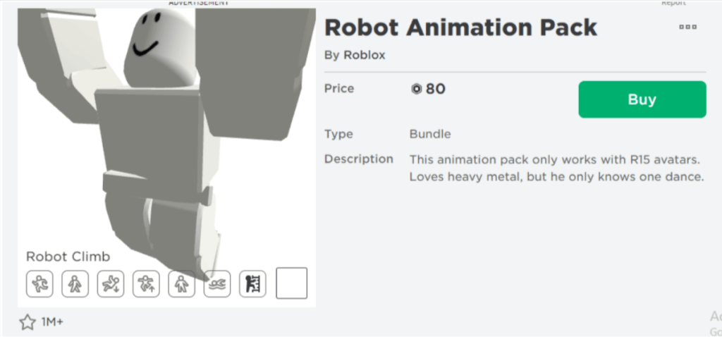 5 most favorited Avatar Animation Bundles on the Roblox Avatar Shop