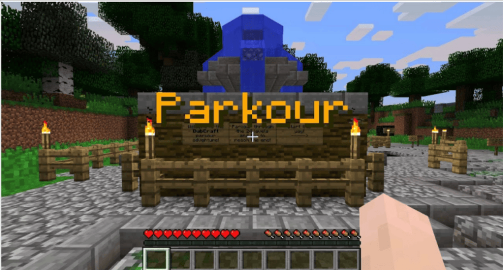 MINECRAFT PARKOUR free online game on