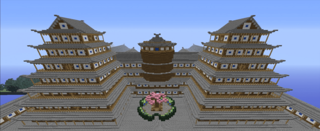 How to Build Simple JAPANESE PAGODA [Minecraft Tutorial] 