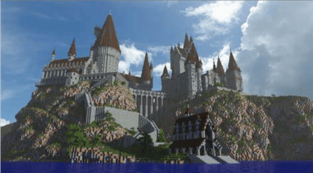 minecraft castle blueprints