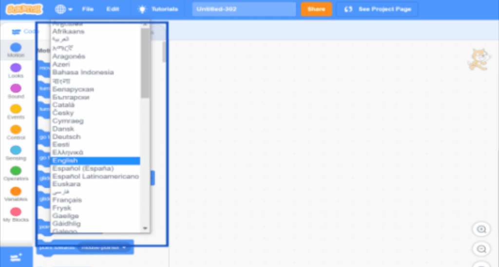 How To Change Language In Scratch