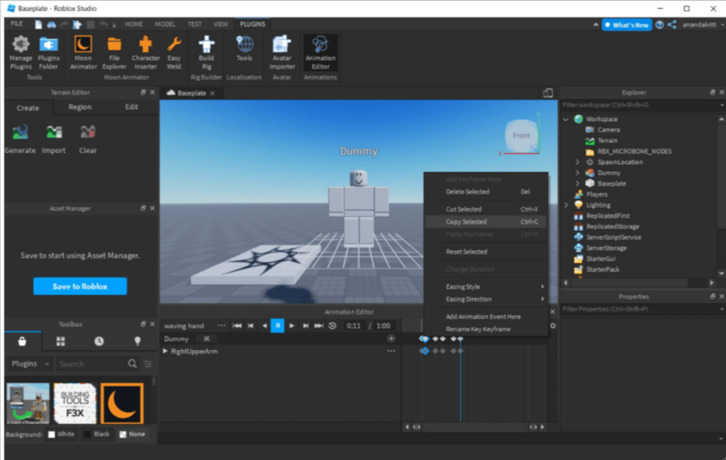 Roblox How To Create your Own Animation - Revit news