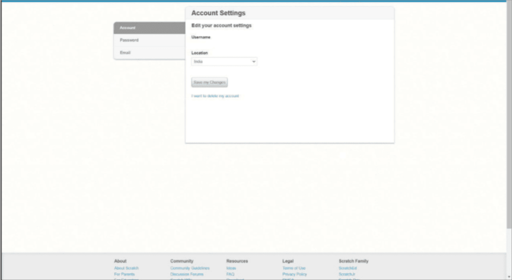 How To Delete A Scratch Account