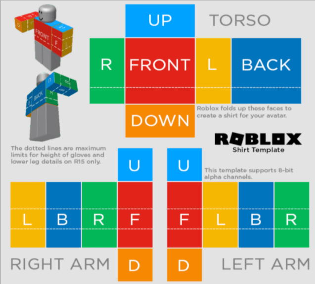 Roblox Shirt Template Download Guide How To Make A Roblox Shirt In   How To Download Roblox Shirt Template 1 