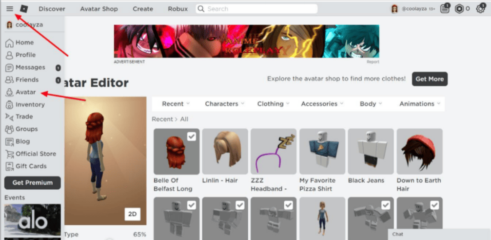 free avatar - Roblox