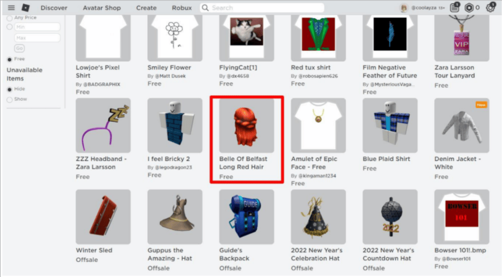 NEW FREE ROBLOX CATALOG ITEMS! 