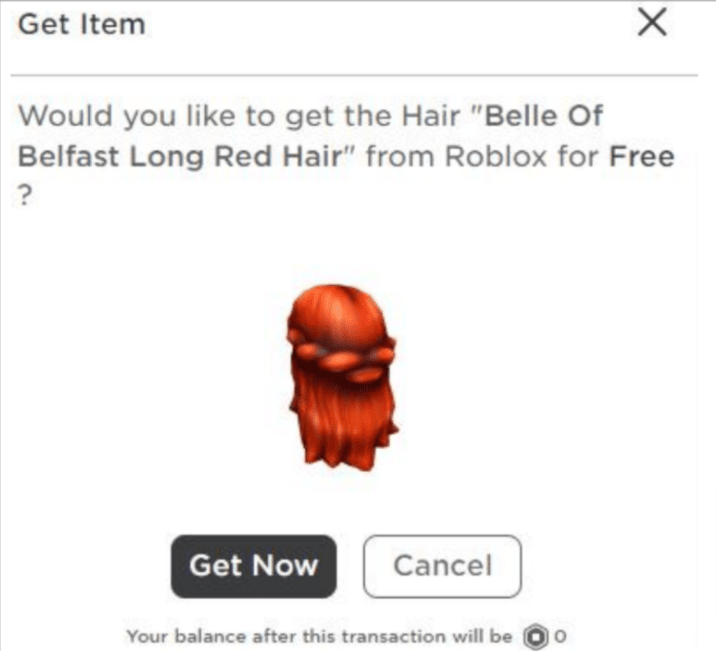 GET FREE HAIR ITEMS ON ROBLOX NOW! 