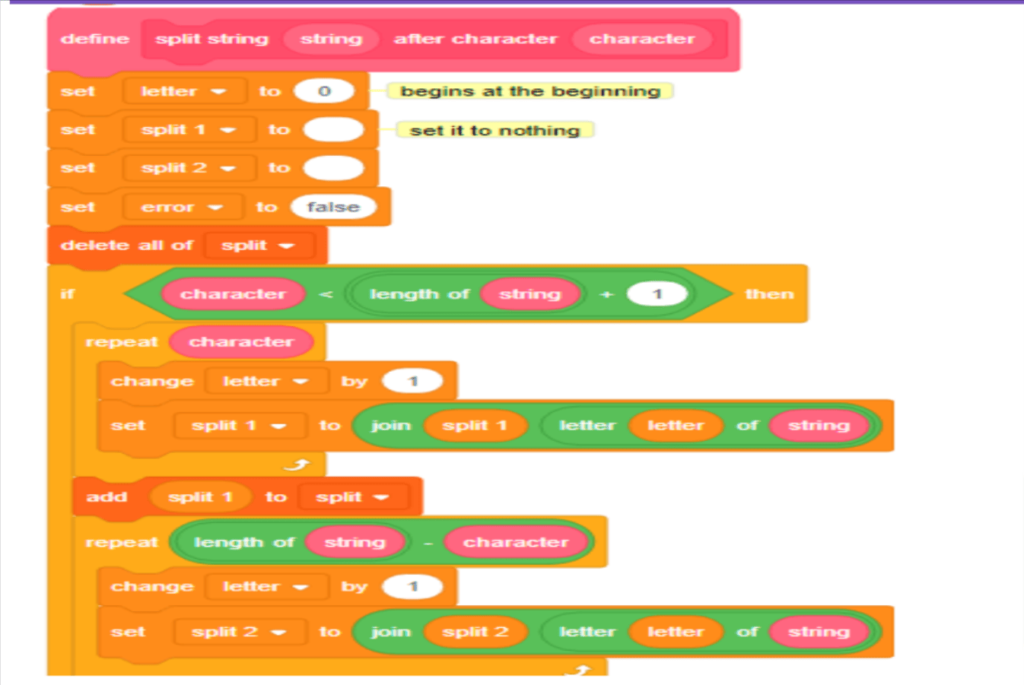 How To Split Up A String Into A List Of Characters In Scratch