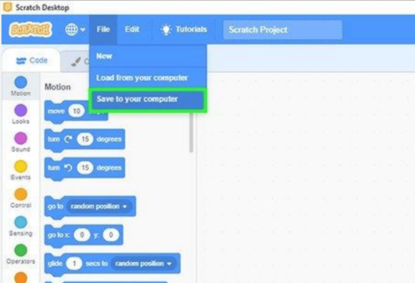 How To Update An Existing Project In Different Versions Of Scratch