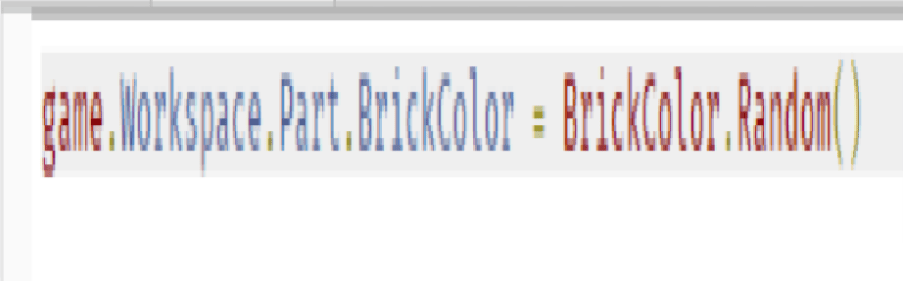 How to use Brickcolor in Roblox Studio