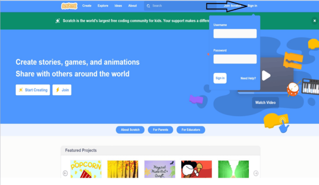 Simple Clicker Game Program in Scratch 3.0 