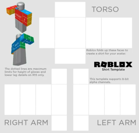 Roblox Shirt Template Download Guide: How to Make a Roblox Shirt in ...