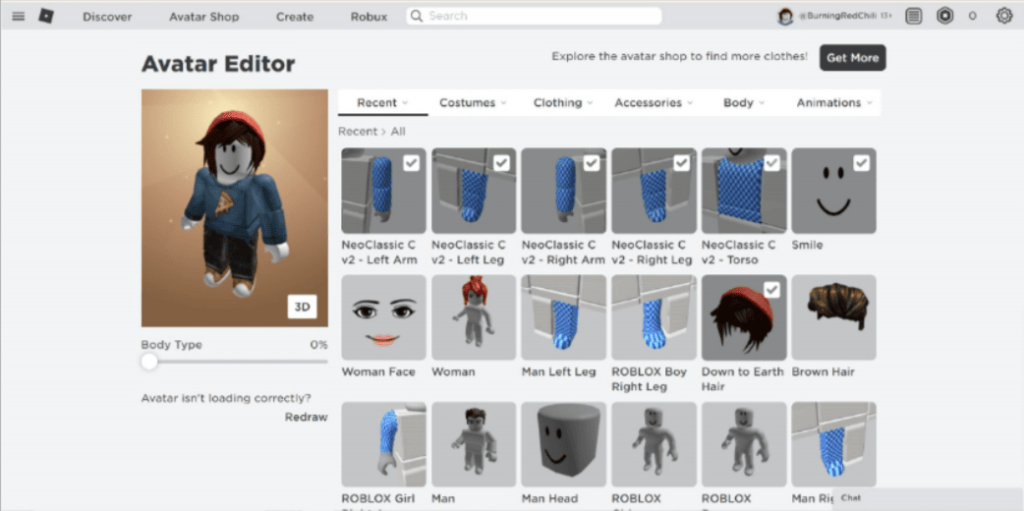 Roblox Avatar: Getting Started With Avatars In Roblox