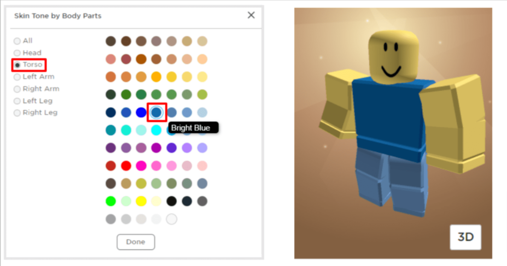 Roblox Noob (2006 skin tone)