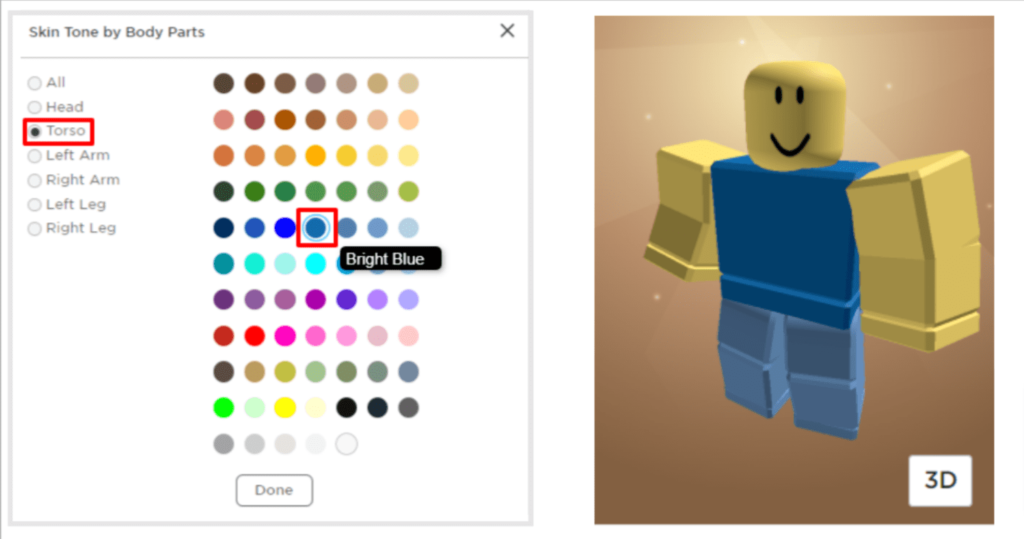 Roblox Default Skin (NOOB)