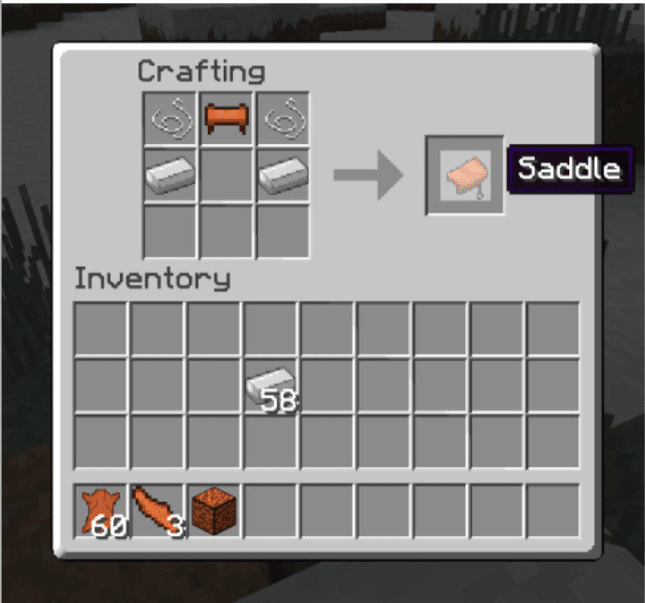 minecraft crafting guide horse