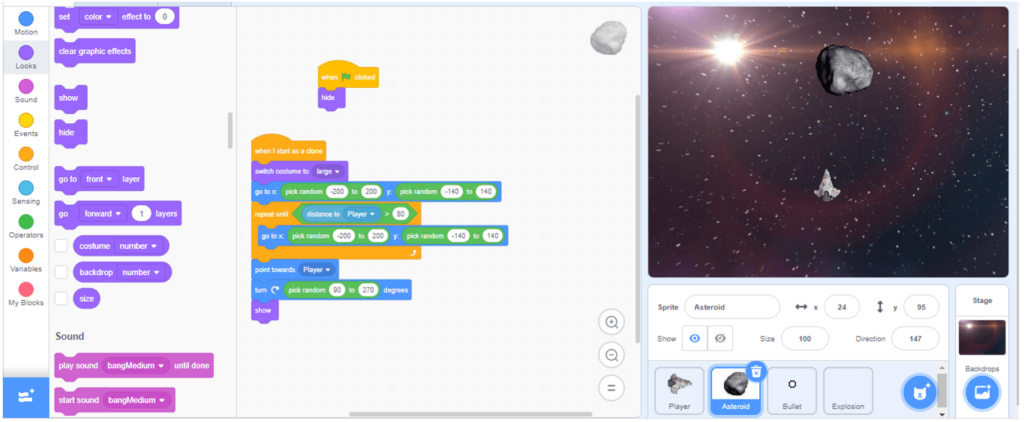 How To Make An Awesome Asteroids Arcade Game In Scratch