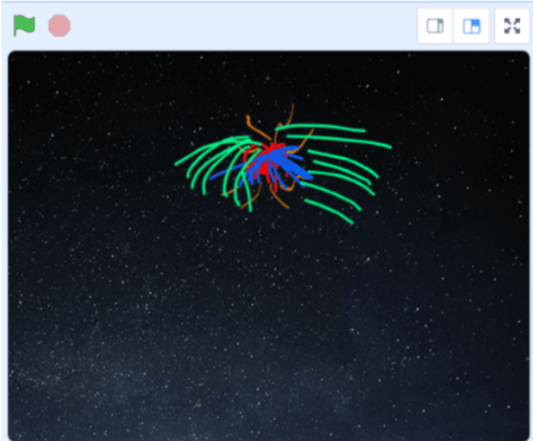 How To Make Firework Effect In Scratch