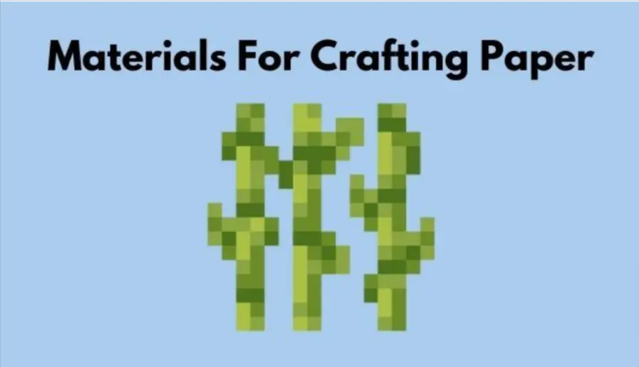 Make Paper In Minecraft