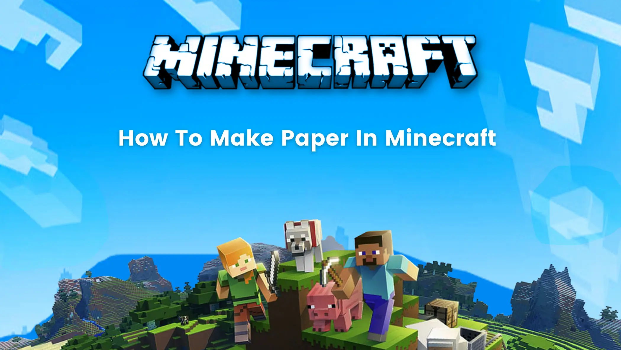 Does anyone have Tons of paper craft minecraft like this : r/papercraft