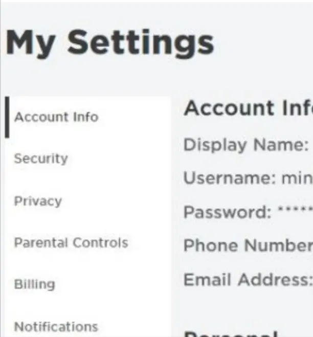 Roblox Parental Control Set-up Guide