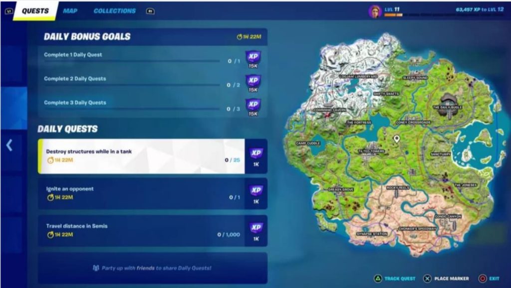 get to level 200 fast with this xp map #fortnite #xpmap