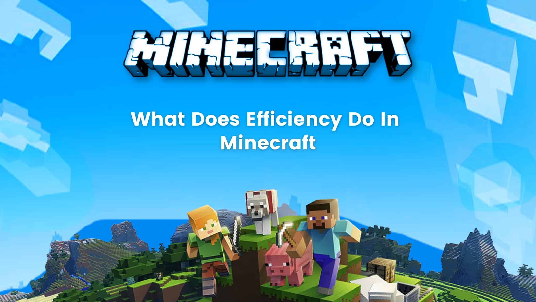 What Does Efficiency Do In Minecraft