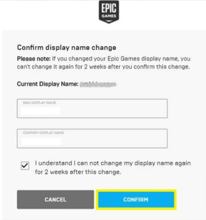 How to change your Epic Games display name - Epic Accounts Support
