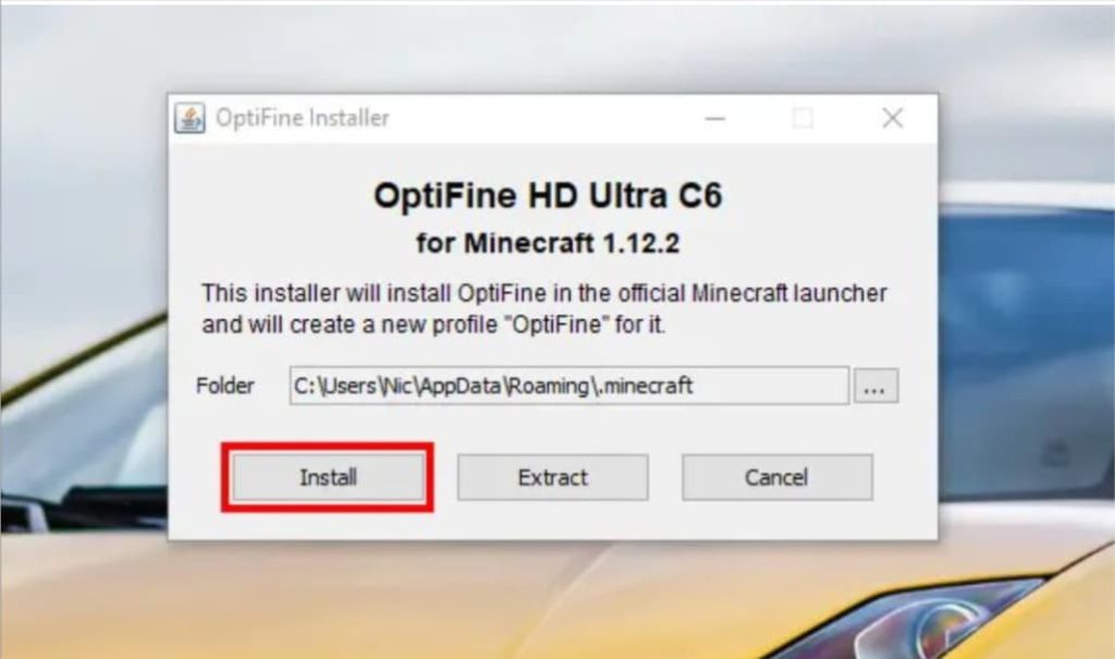 Minecraft Optifine 1.17