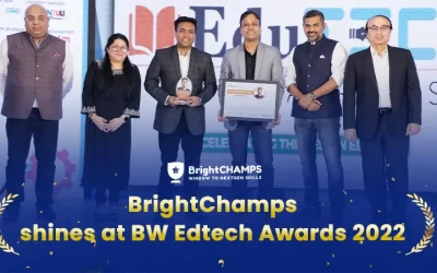 BrightCHAMPS Gets Another Accolade At The 2022 BW EduTech Awards.