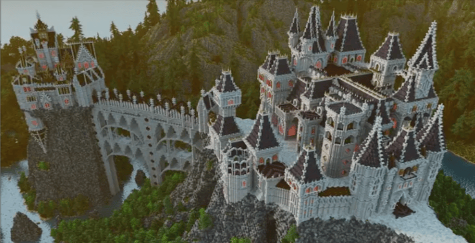 amazing minecraft castle