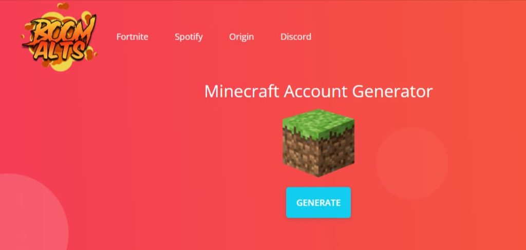 Account minecraft e password gratis