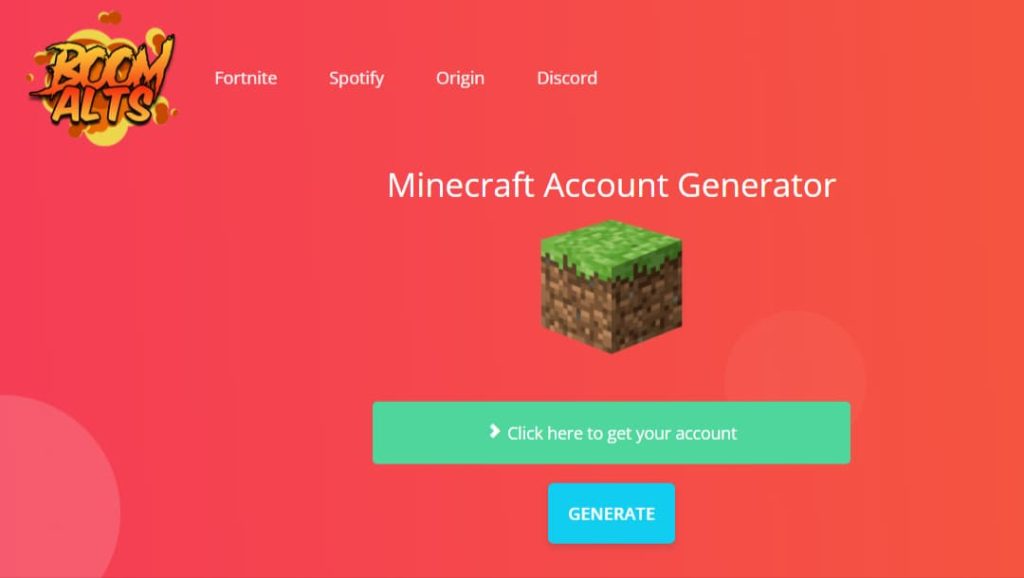 Kostenloses Minecraft-Konto und Passwort