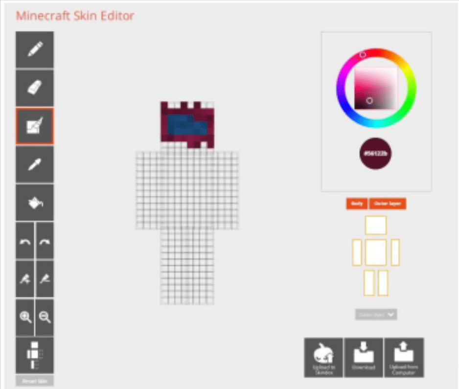 Minecraft Skin Editor [Beta]