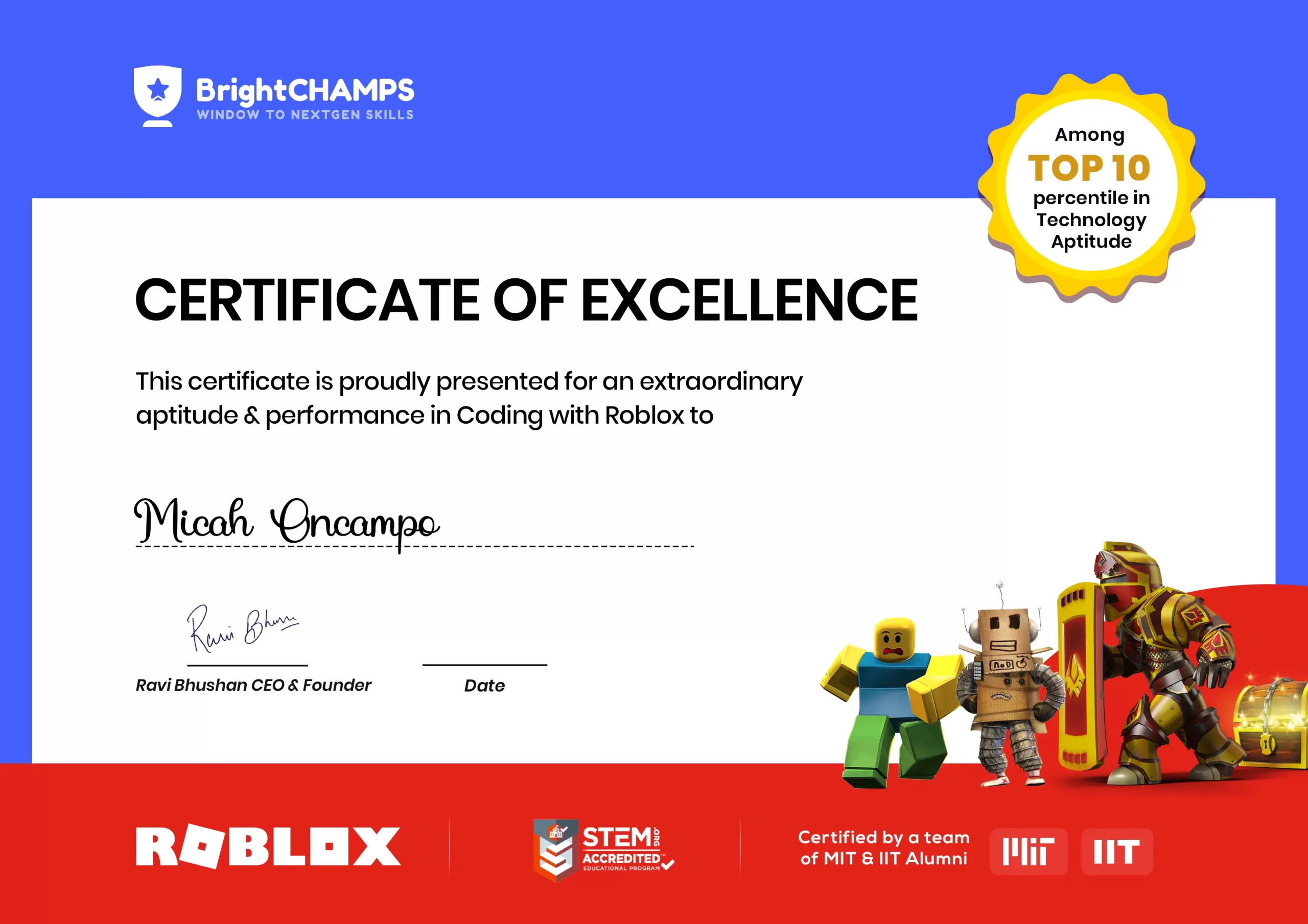 Get Roblox Certified