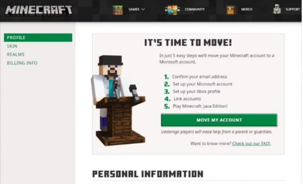 How To Link Your Microsoft Account to Minecraft & Get A Free Cape! 