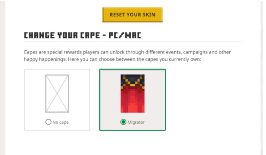 How to get a Cape in Minecraft: Minecraft Cape Guide