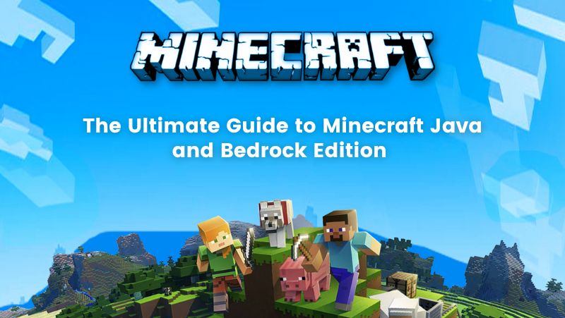 Minecraft Bedrock & Java Edition PC Download (Either or Both