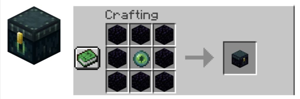 Step by step guide to create Ender Chest in Minecraft