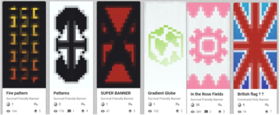 How Do Use Banner Patterns In Minecraft